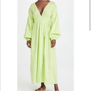 NEW Playa Lucila Voluminous Green Dress